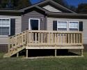 mobile home front porch construction