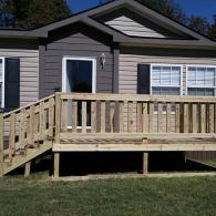 mobile home front porch construction