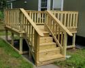mobile home porch and stairs