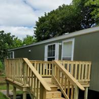 mobile home porch and stairs